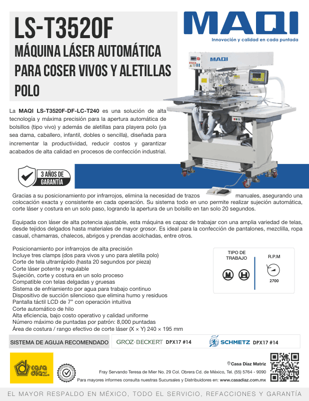 LS-3520F-DH-LC-T240 - Área Programable Aletilla Polo