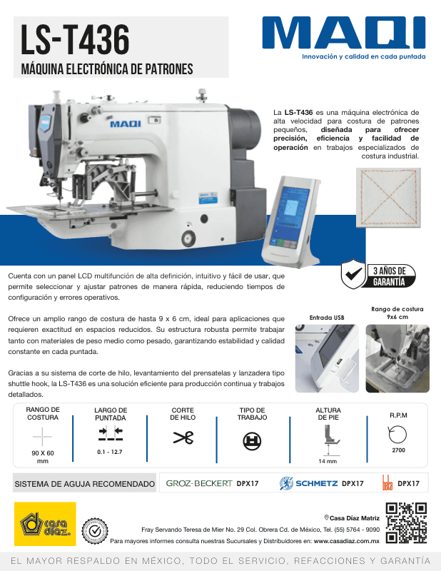 LS-T436GE-A - Presilladora 9x6cm Touch